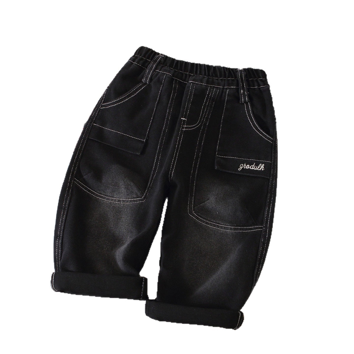 Boys' Cargo Denim Pants