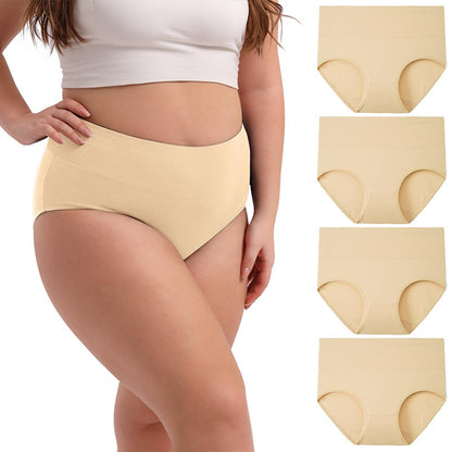 Cotton Underwear Women's Cotton Underwear High Waist Underwear Multi piece Set