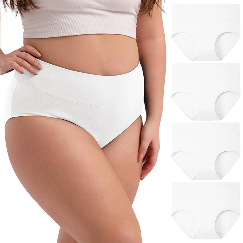 Cotton Underwear Women's Cotton Underwear High Waist Underwear Multi piece Set