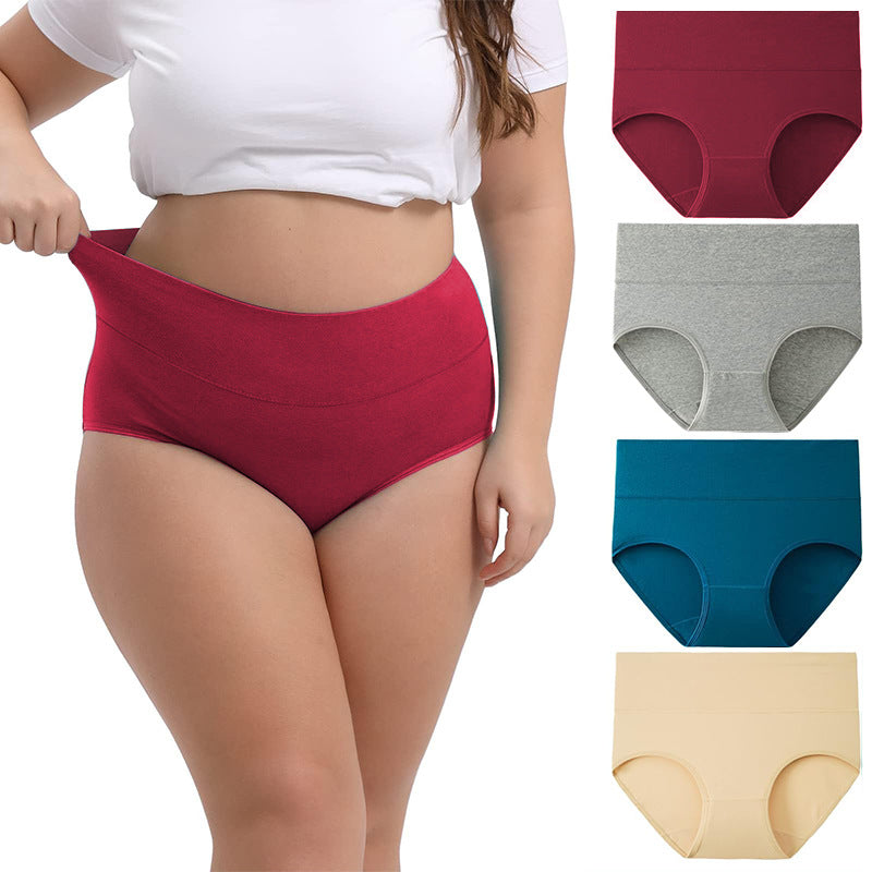 Cotton Underwear Women's Cotton Underwear High Waist Underwear Multi piece Set