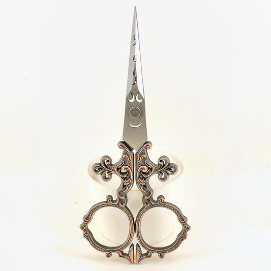 European Victorian Carved Scissors – Retro Embroidery Thread Snips, Cross Stitch Scissors, Tea Ceremony Tailoring Shears