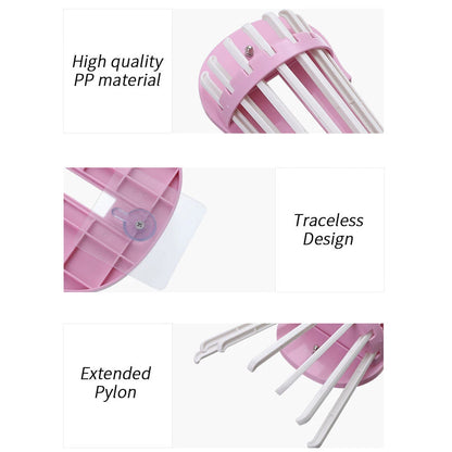 Retractable Wall-Mounted Pull-Out Rack 7-in-1 Multifunctional